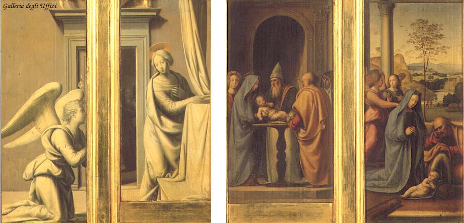 The Annunciation (front), Circumcision and Nativity (back)